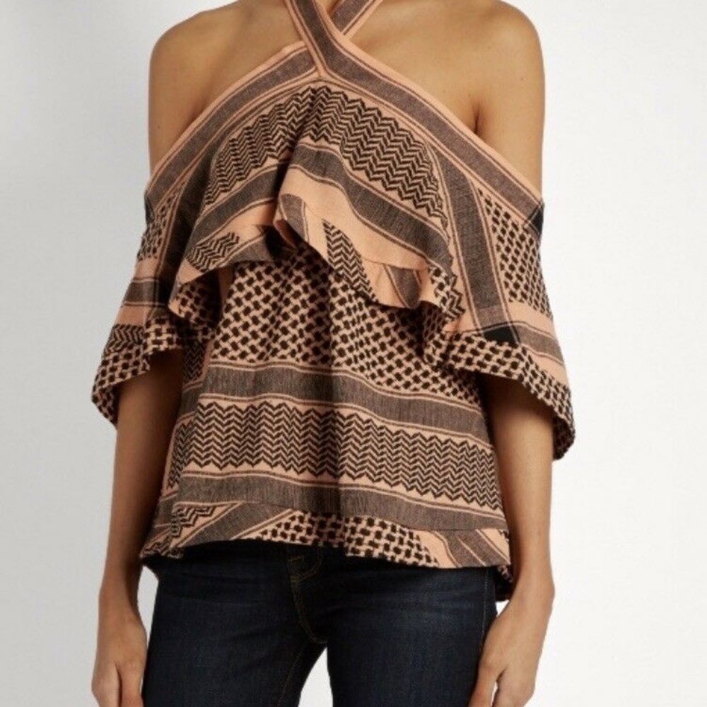 NWT CECILIE COPENHAGEN SZ 2 Halter TOP TOPANGA
